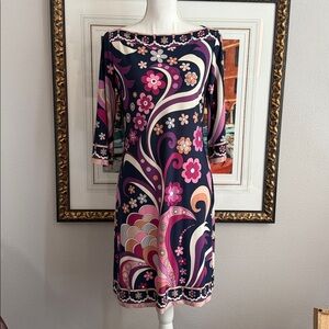 Ali Ro Multicolor Floral Dress